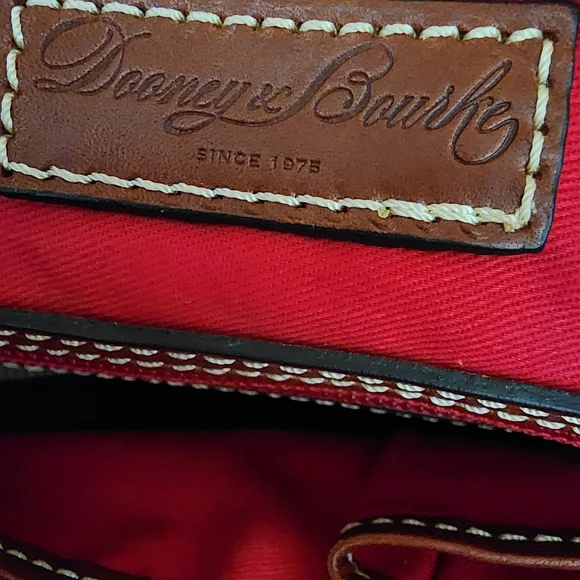 Dooney & Bourke Blue Suede Shoulder Bag Light Blue - Picture 3 of 10